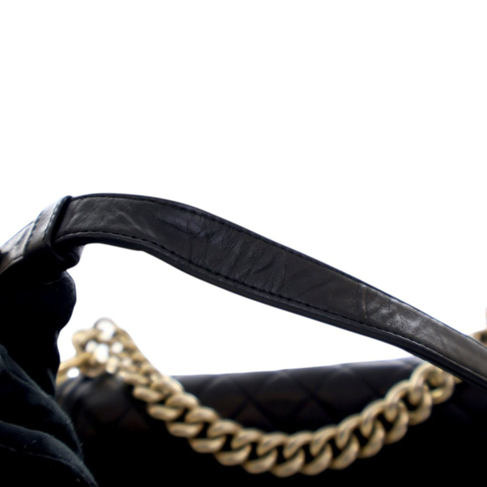 Pre-Loved Chanel Old Medium Quilted Lambskin Boy Flap - Picture 7 of 12